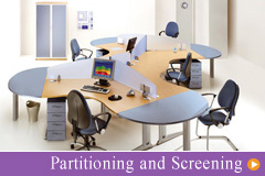 Office Furniture - Partitioning and Screening